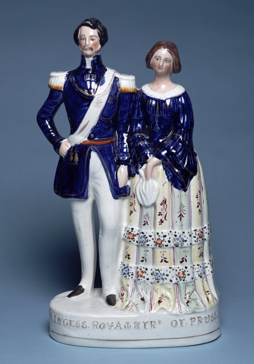 1857年のプロイセン皇太子妃とフレデリックウィリアム4世の